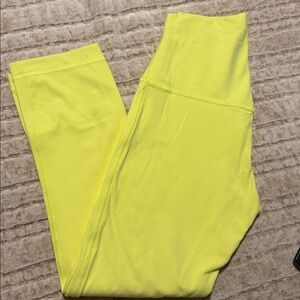 Lululemon Athletica Yellow Leggings 30’ long
